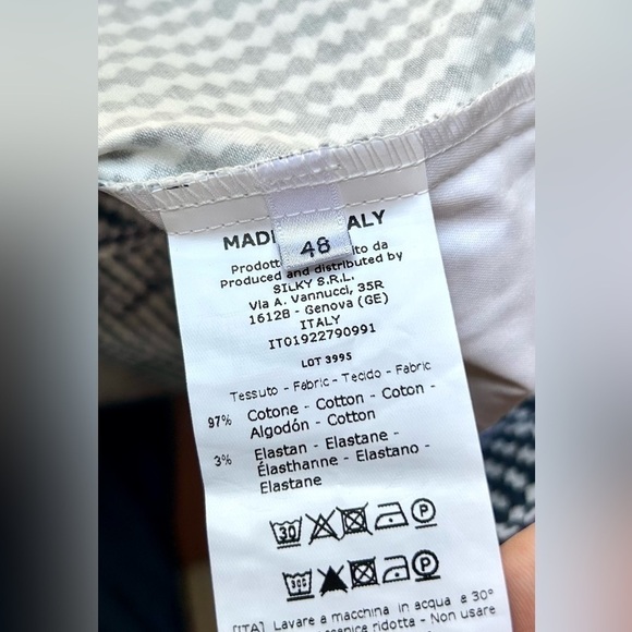 Rosso35 print shorts stretchy pockets size 48 XL nwt - Picture 6 of 8